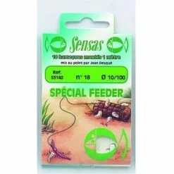 SENSAS H/N Special Feeder Nickel Hook 100cm