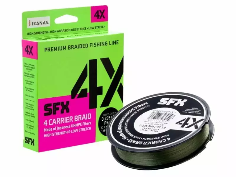 Sufix SFX 4X Braid 135m Green 2 Sufix SFX 4X Braid 135m Green