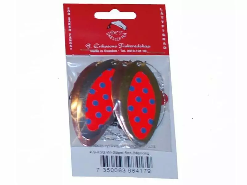 Wiggler Markdrag VM Slepet Rød Blåprikket 409-KSG 2 Wiggler Markdrag VM Slepet Rød Blåprikket 409-KSG