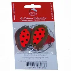 Wiggler Kvarting 50 Rød Svart Prikket 422-KSG