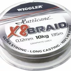 Hurricane X8 Braid 135m Grå